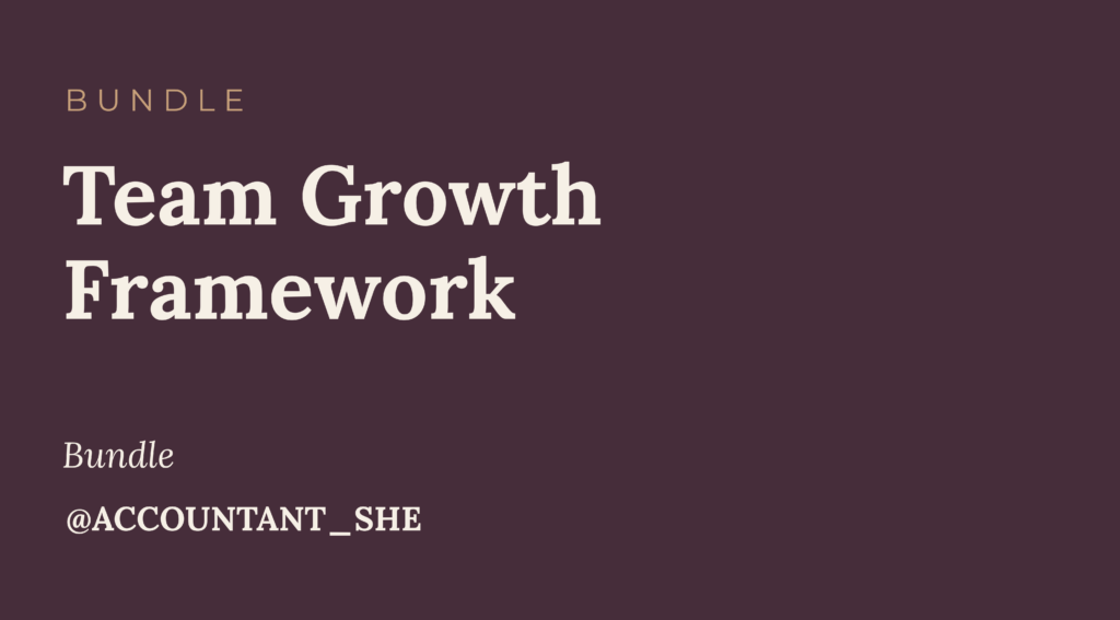 Team Growth Framework