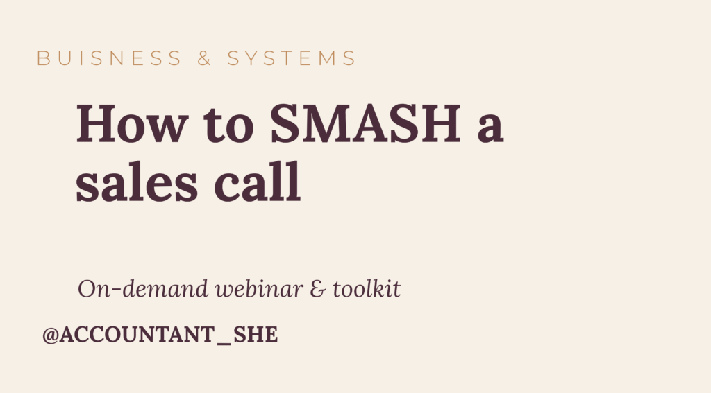 How to smash a sales call