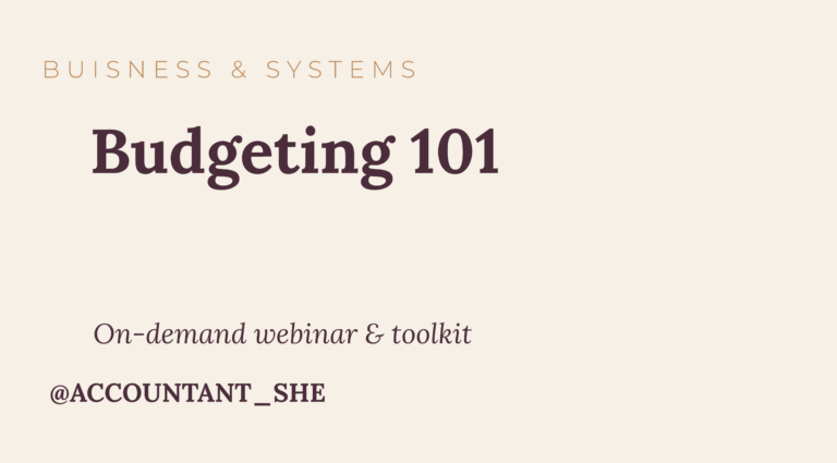 Budgeting 101 
