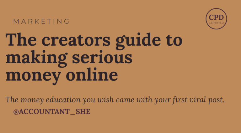 The creators guide to making serious money online