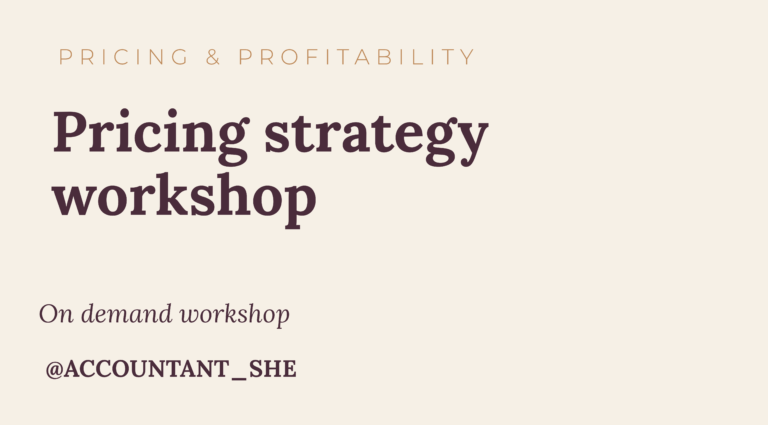 Pricing strategy workshop - on demand 