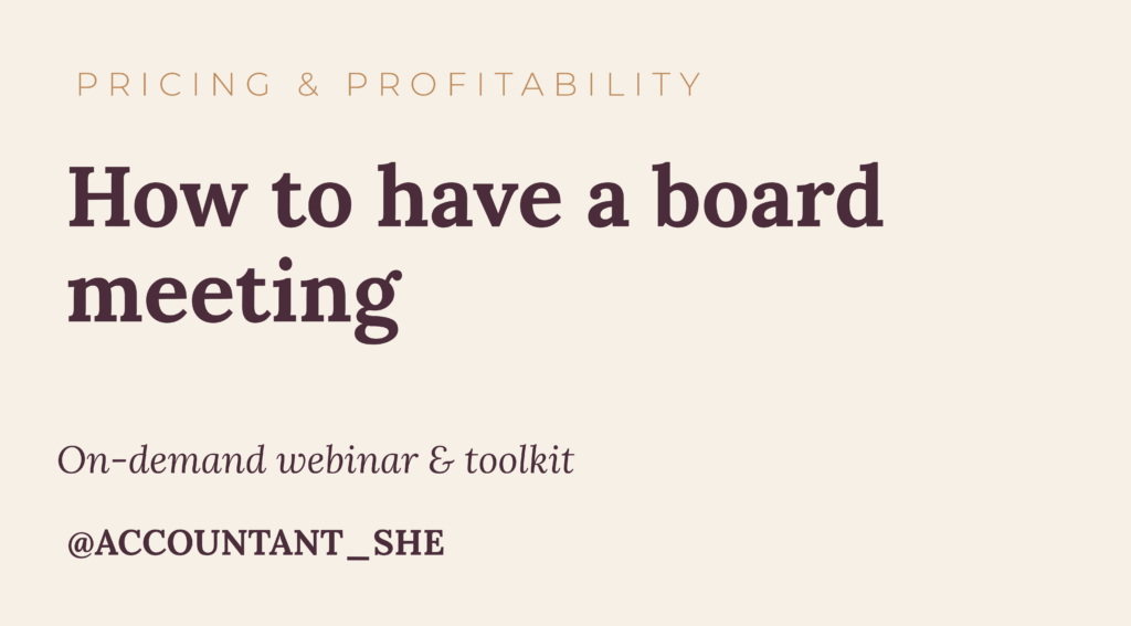 How to have a board meeting as a small business owner
