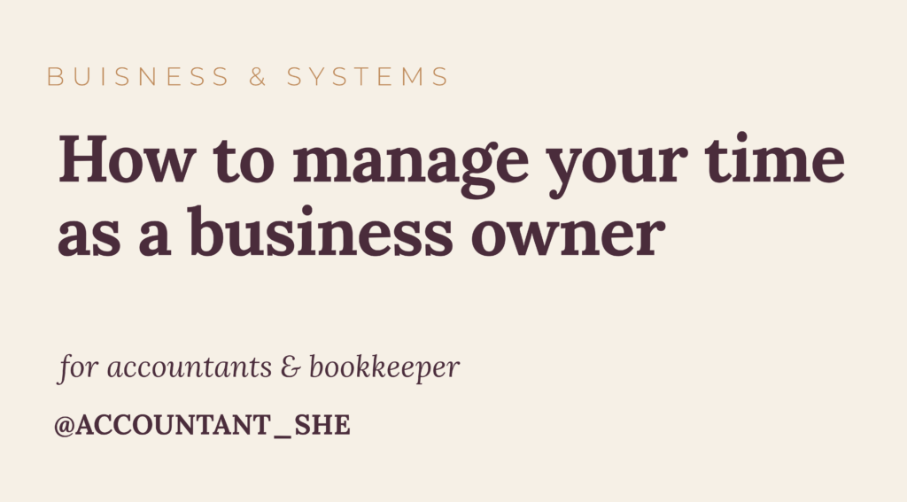 How to manage your time as a self-employed person