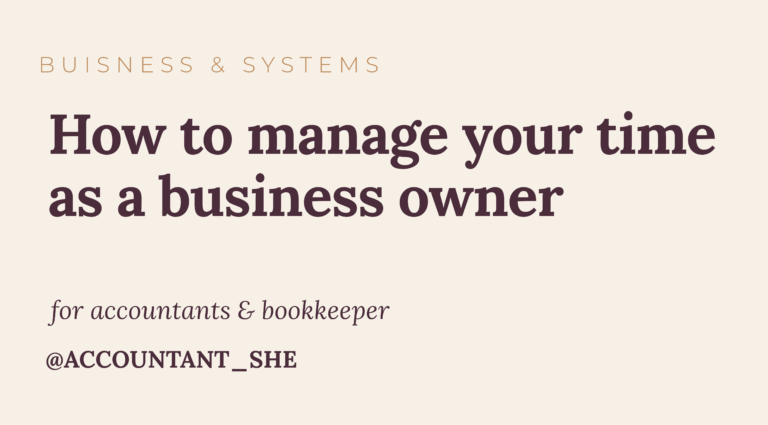 How to manage your time as a self-employed person